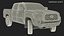 Toyota Tacoma TRD Off Road Red Metallic 2021 Rigged
