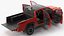 Toyota Tacoma TRD Off Road Red Metallic 2021 Rigged
