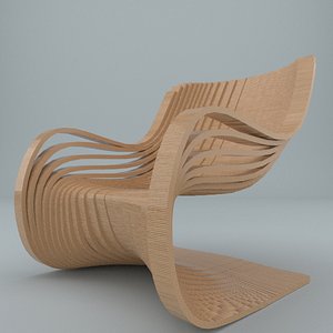 pipo chair 3d 3ds