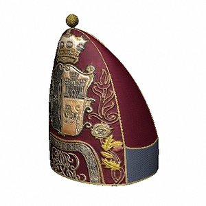 grenadier cap 3d dxf