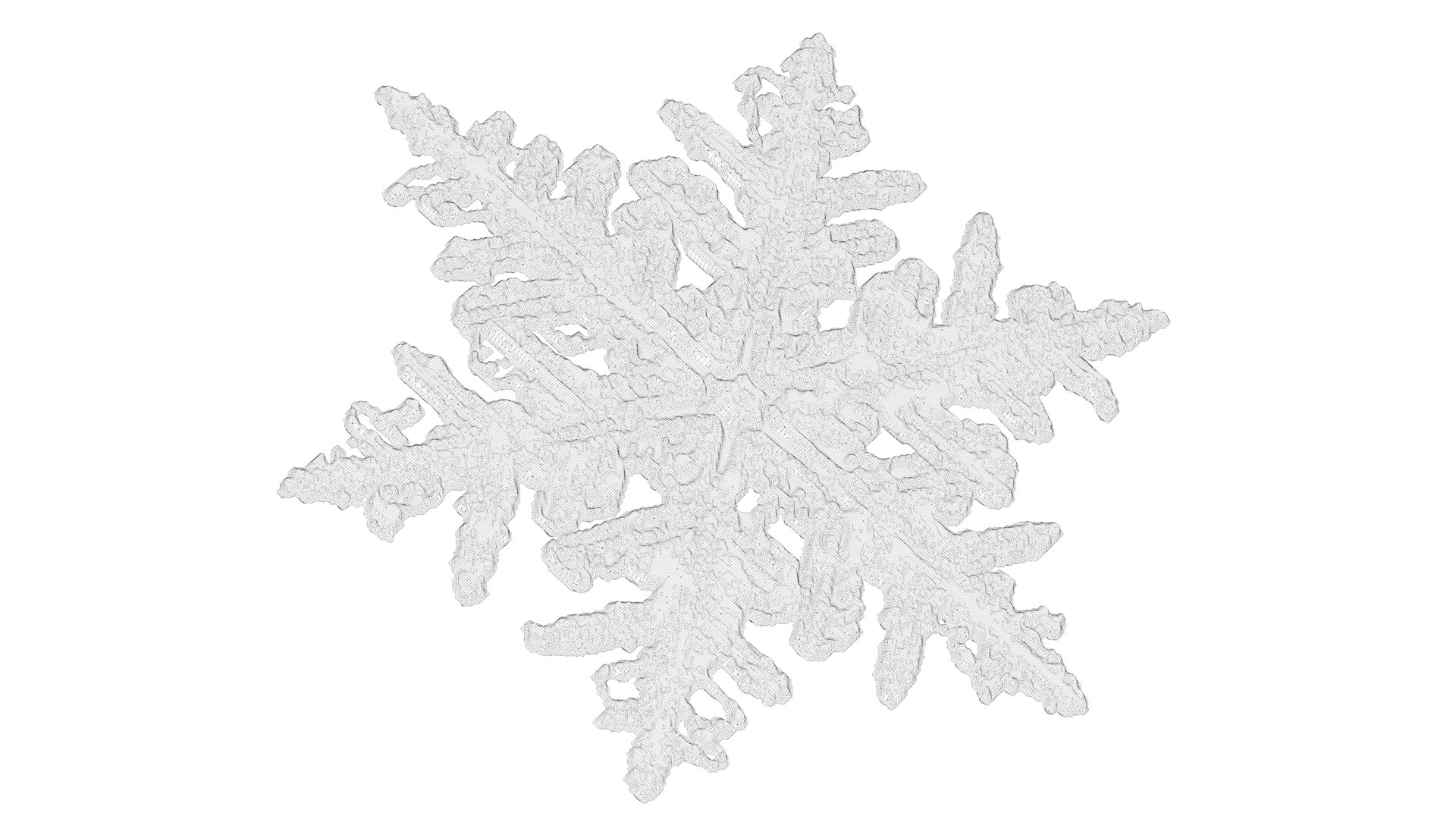 Snowflake model https://p.turbosquid.com/ts-thumb/gV/lON5DK/tD/snowflake_fv0001/jpg/1710937869/1920x1080/fit_q87/02ec93c2e33dc1a092d1e451ddf8364c705a9cc8/snowflake_fv0001.jpg