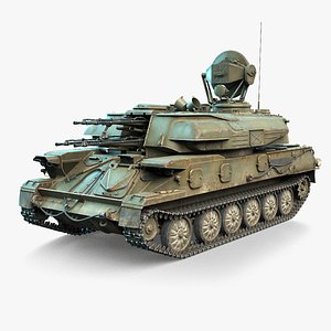 ZSU-23-4 Shilka Game Ready 3D model