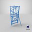 Gru F Sezione Perno Intermedia Blu