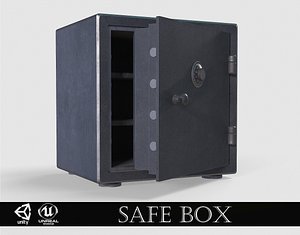 3D Small Safe Box Locker