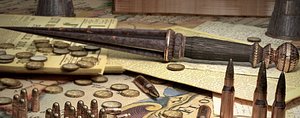 old dagger 3D