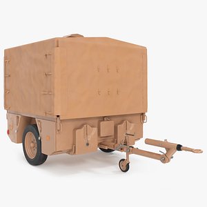 Mobile Field Kitchen Covered Beige