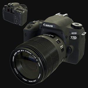3D camera canon eos 77d