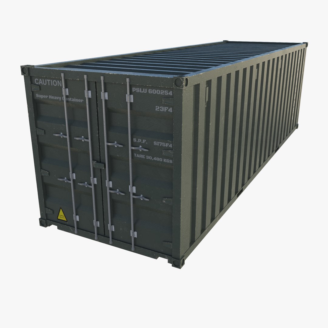 Cargo Container Pack 01 3D - TurboSquid 2191337