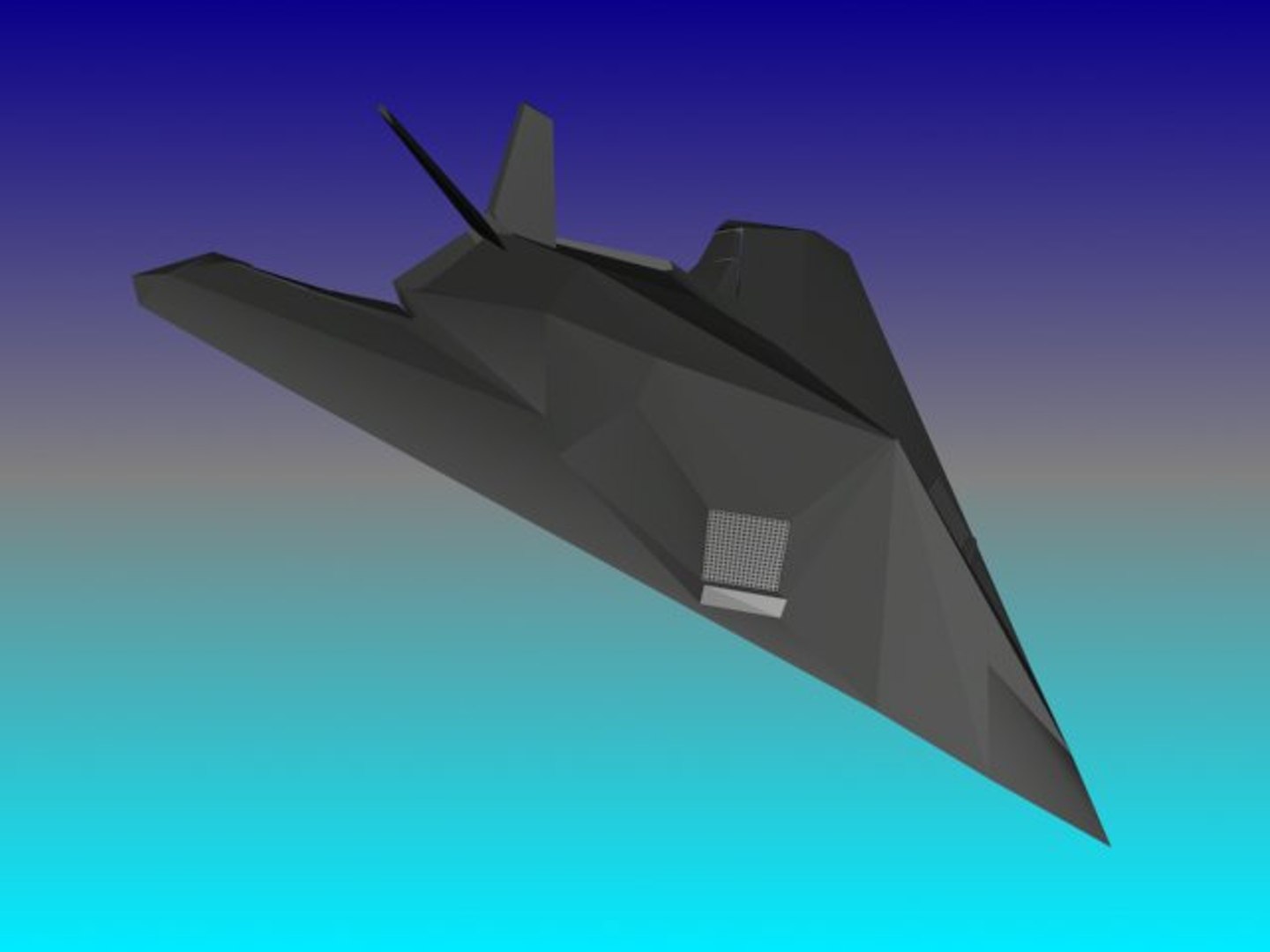 3d Model F-117