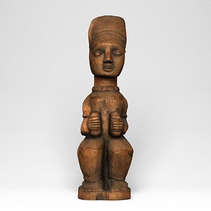 3d female figure kuyu model