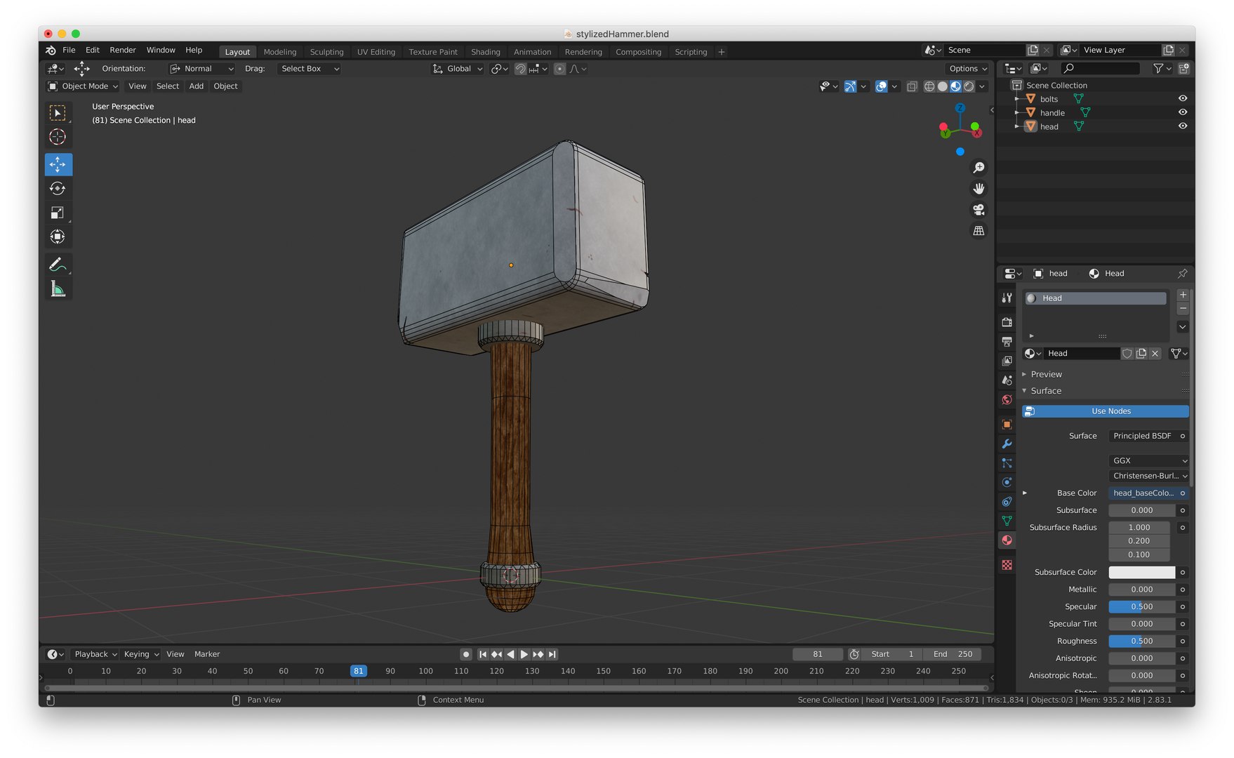 3D model stylized hammer https://p.turbosquid.com/ts-thumb/gW/4vkaBz/NznQUL38/wire3/png/1596165414/1920x1080/fit_q87/9665ca6ff5f64044a1d7e1d5c80193684cd22f28/wire3.jpg