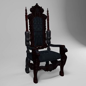 throne chair 3d max
