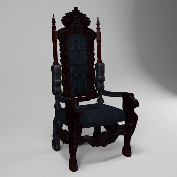 Throne Chair 3d Max