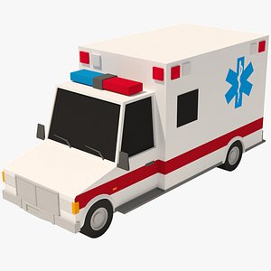 Cartoon Ambulance 3D