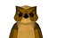 OWL ON SKULL 3D Papercraf