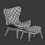 Calligaris Lazy Fotel &amp; Pufa Zestaw