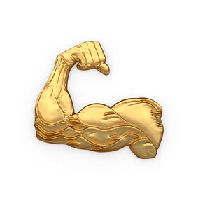 3D model muscle arm  pendant