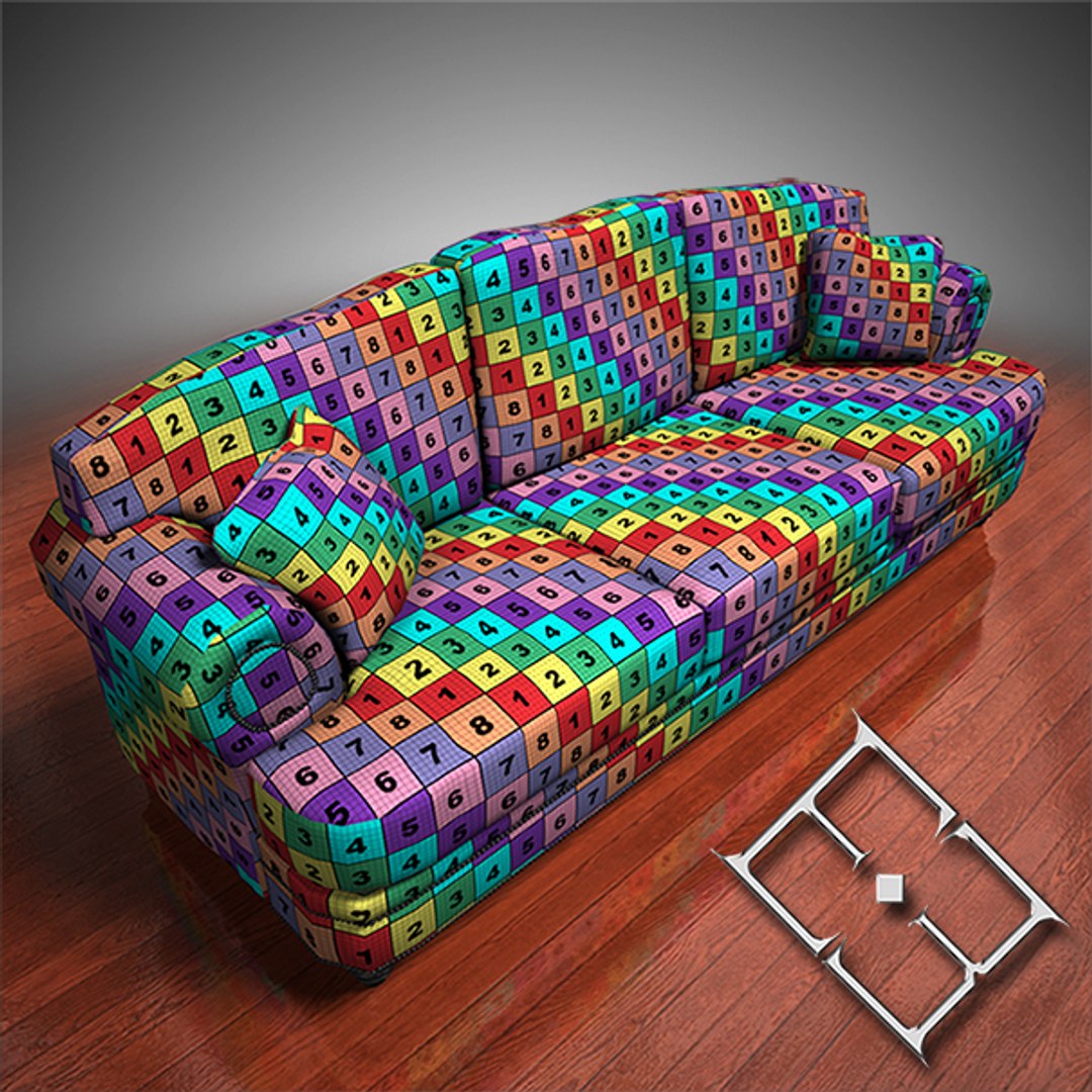 3ds Max Sofa Uv Maps
