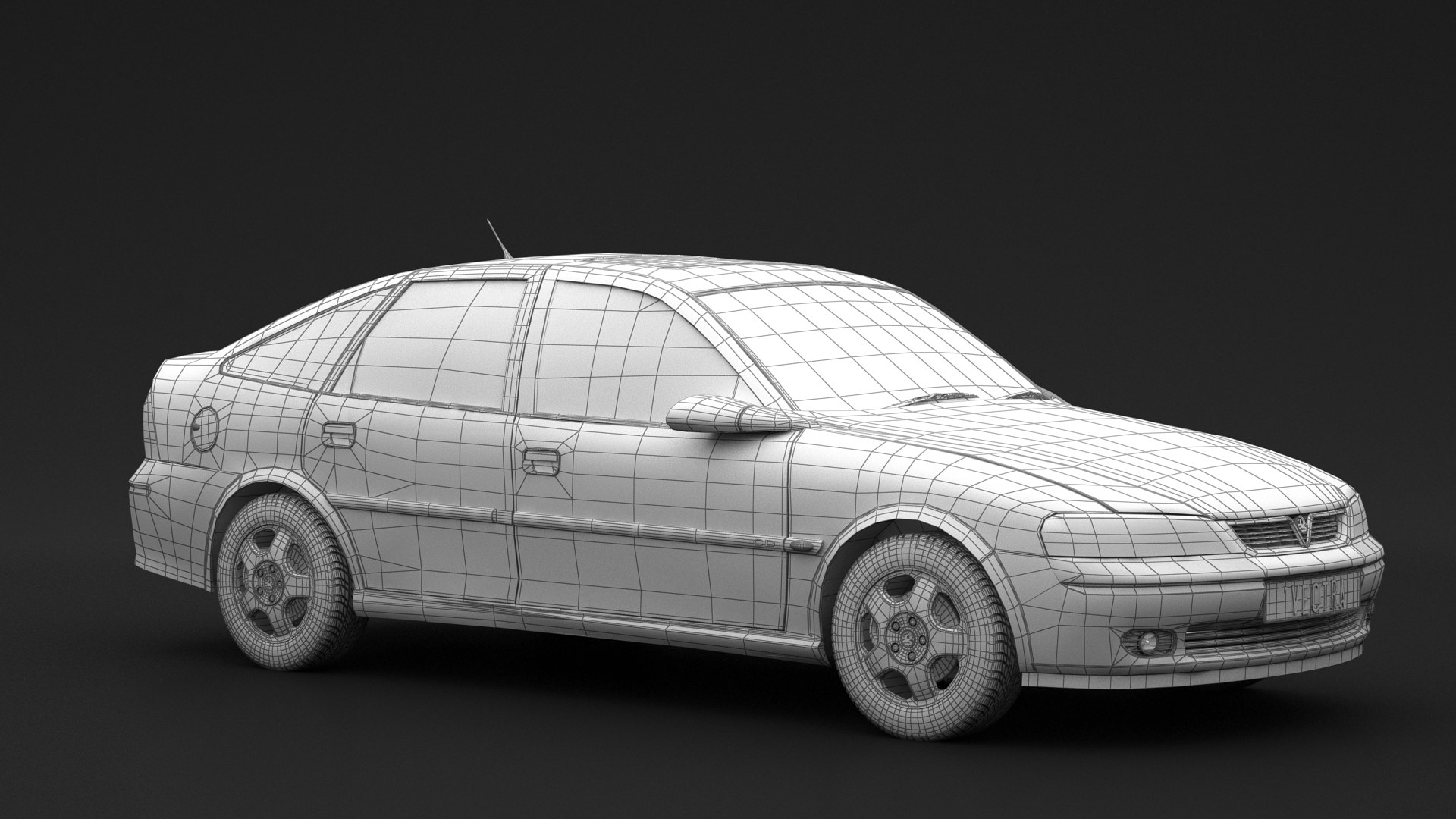 Vauxhall Vectra B HB Facelift 3D Model - TurboSquid 2010849