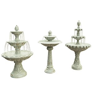 Classic Fountain Collection 3D