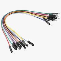 Jumper Wires Bented Multicolored