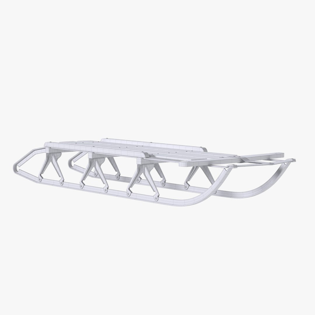 Sled 3D Model - TurboSquid 2158808