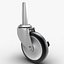 3d caster wheel model