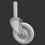 3d caster wheel model