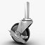 3d caster wheel model