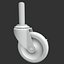 3d caster wheel model