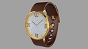 Simple Gold Watch
