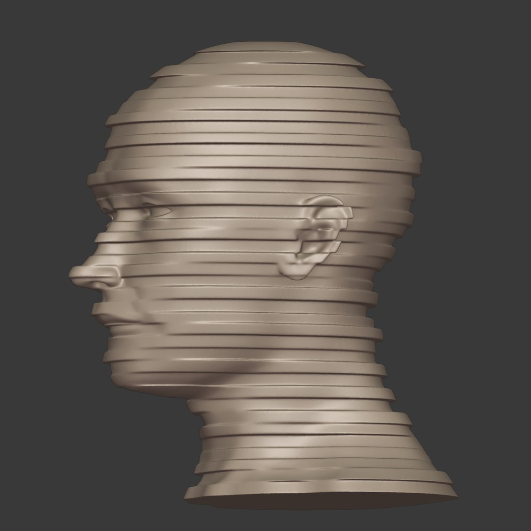 Abstract Man Bust -- Ready For 3D Printing Model - TurboSquid 1805633