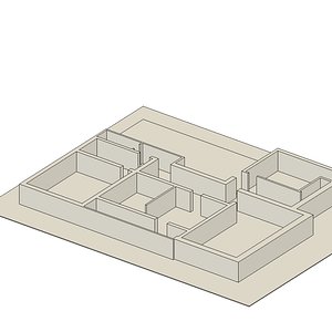 3D house guy model
