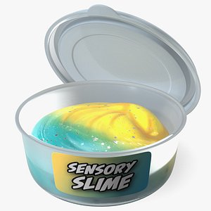 Blue Yellow Pot Toy Slimes