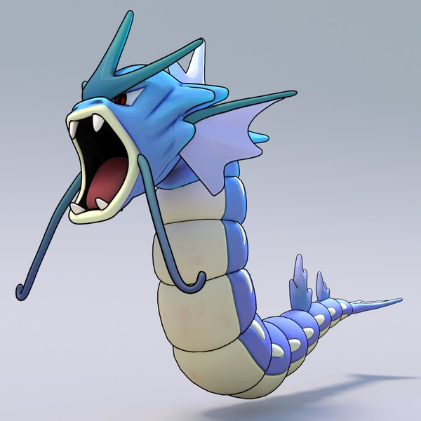ギャラドスポケモン3Dモデル - TurboSquid 1099355