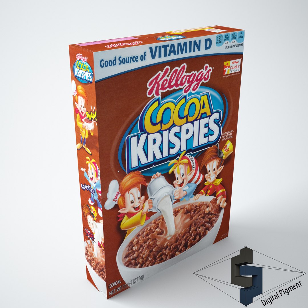 3d Cocoa Krispies