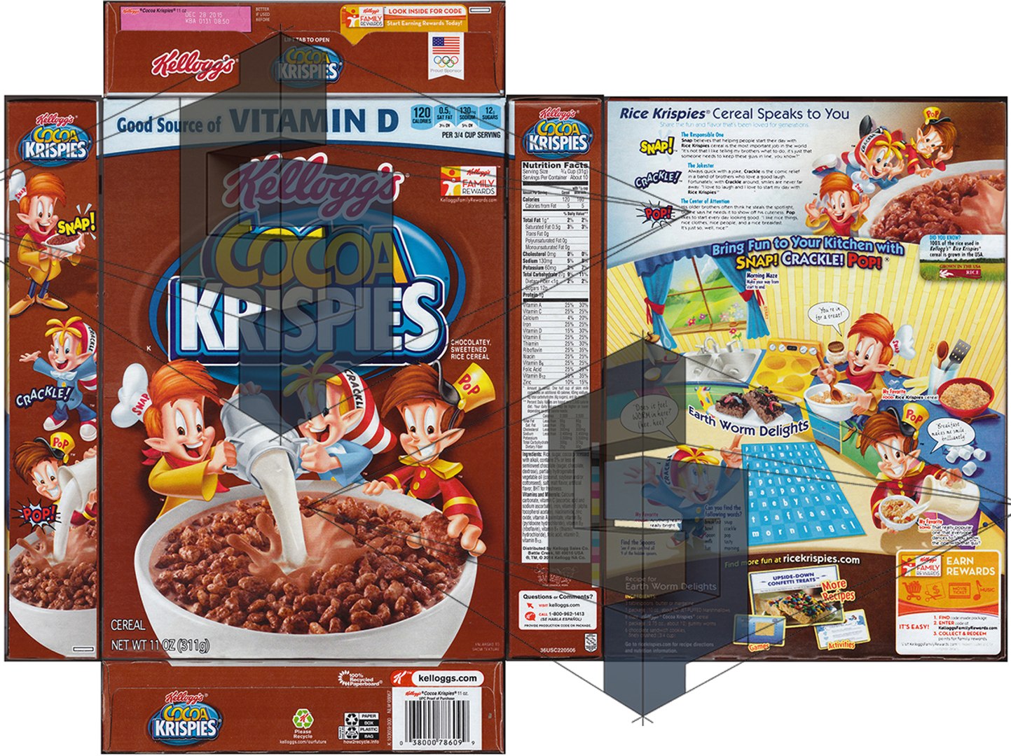 3d Cocoa Krispies