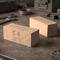 C4 Explosive Military Demolition Block