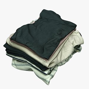 pile clothes 3D model