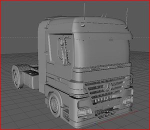 Mercedes Actros(High Detailed Truck)