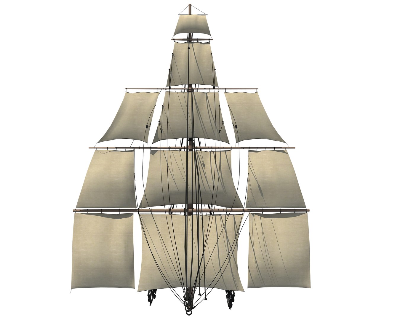 Sailing Ship Mast 3D Model - TurboSquid 1170988