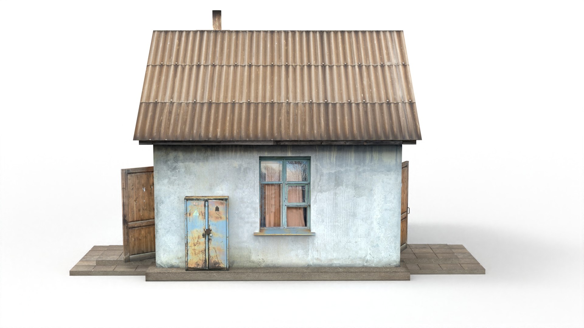 3D Old Soviet Checkpoint - TurboSquid 1806253