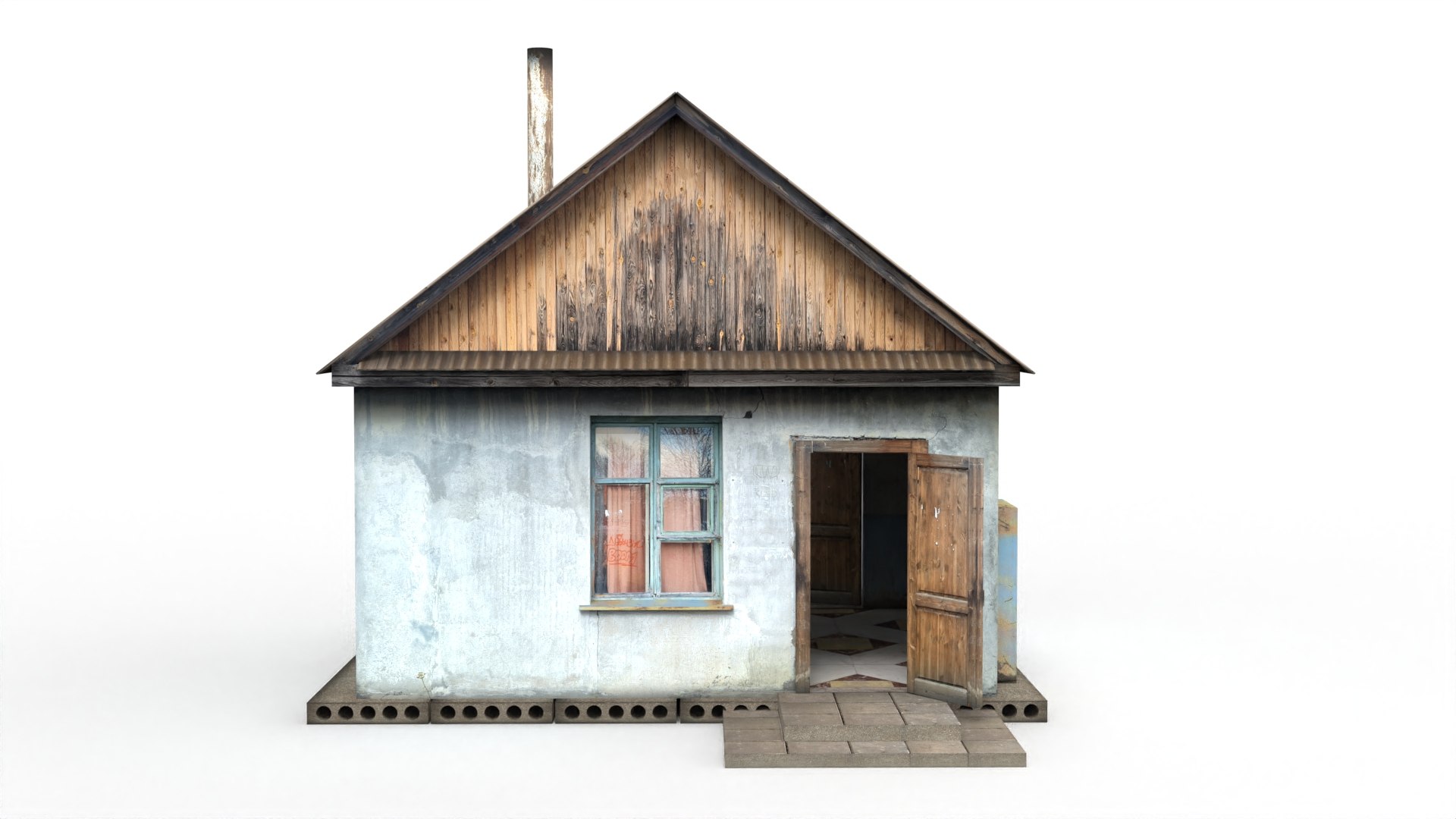 3D Old Soviet Checkpoint - TurboSquid 1806253