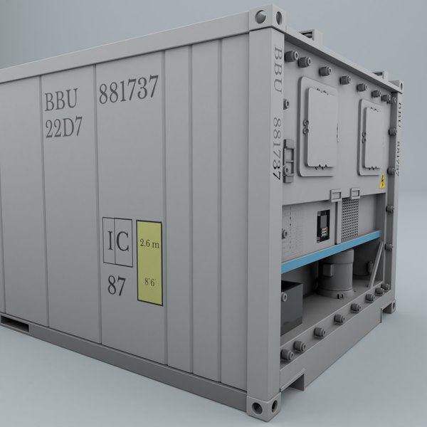 3D model iso refrigerated container - TurboSquid 1614448