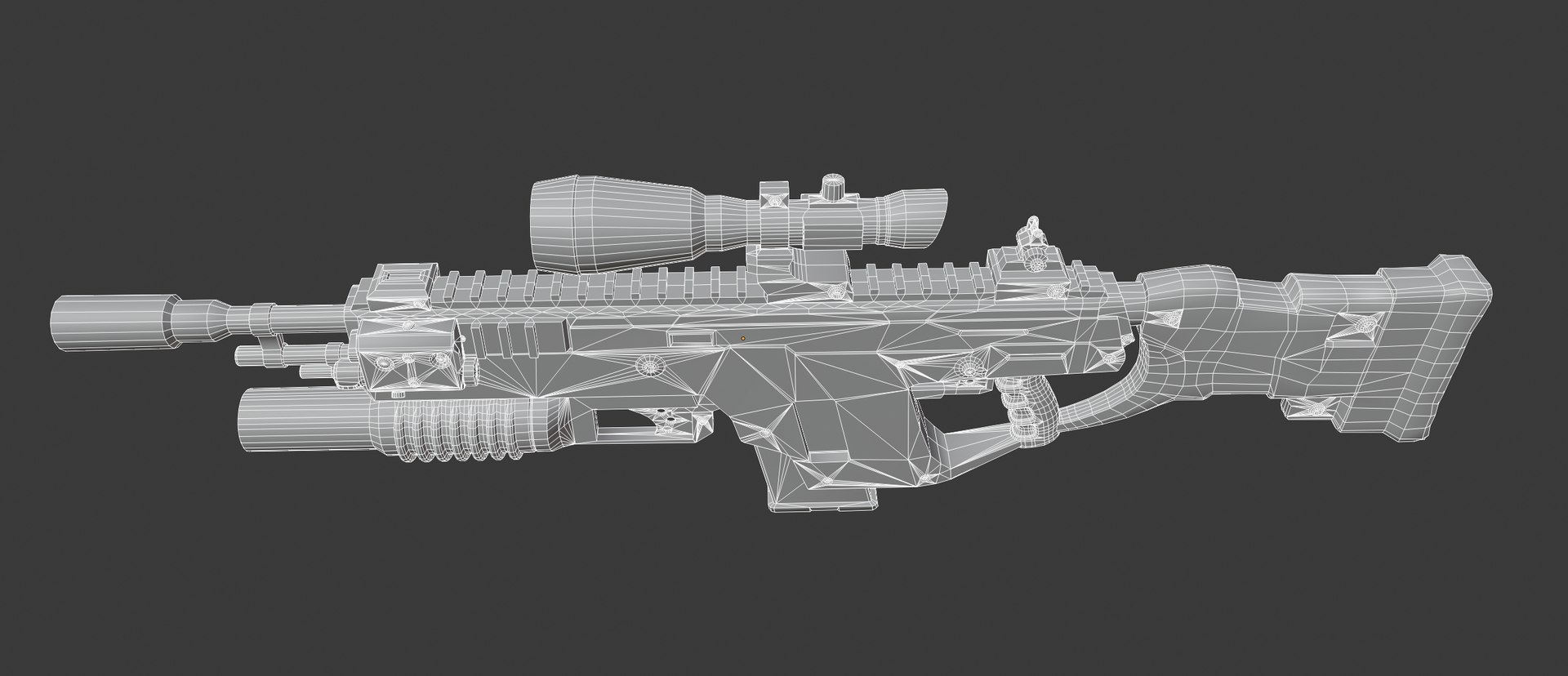 3D concept futuristic assault rifle model https://p.turbosquid.com/ts-thumb/gW/vdllyC/BINjcoQo/wireframe2/png/1577650131/1920x1080/fit_q87/e265a81a8b4d242de44799403dd460f3a6eb3b96/wireframe2.jpg