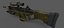 Fusil d'assaut futuriste + lanceur HE