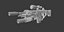 Fusil d'assaut futuriste + lanceur HE