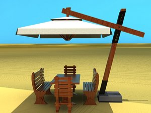 Umbrella Table