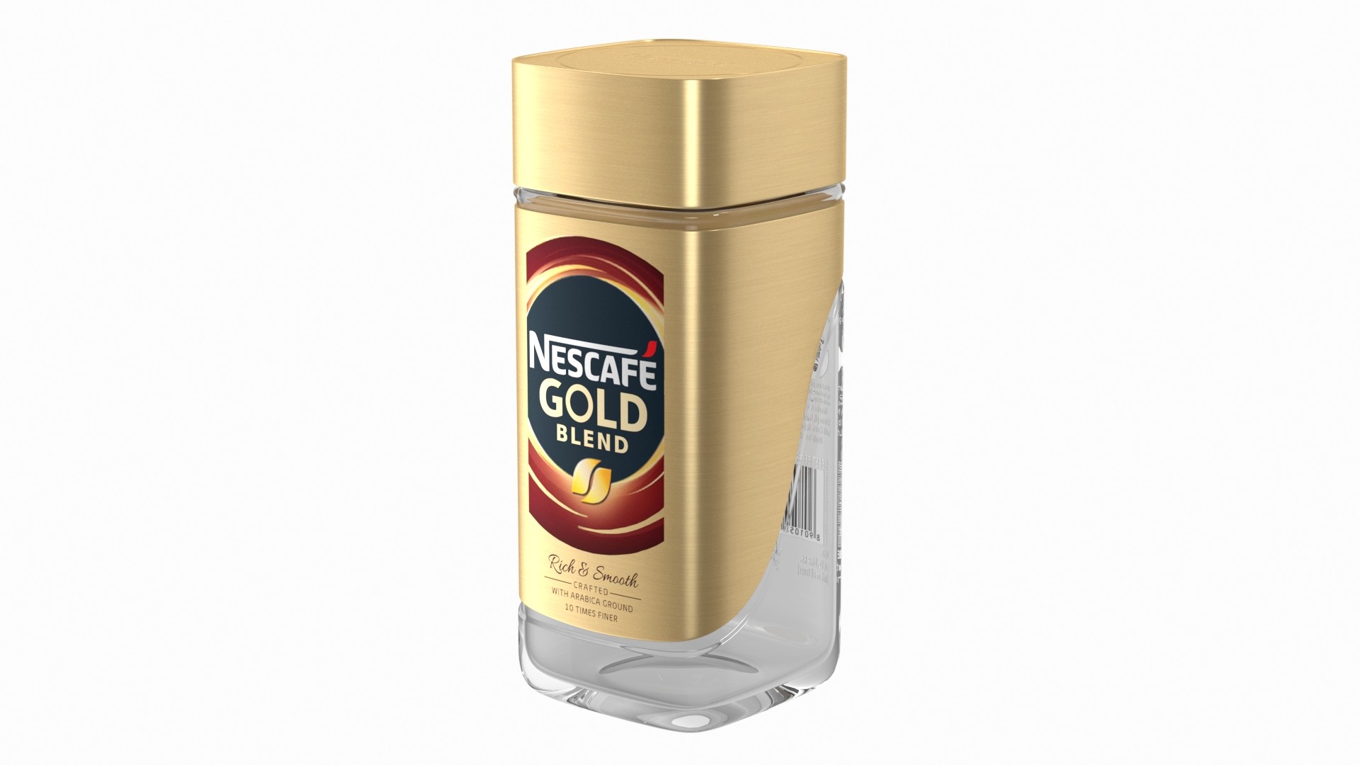 3D Empty Nescafe Gold 200g Jar Model TurboSquid 2146932