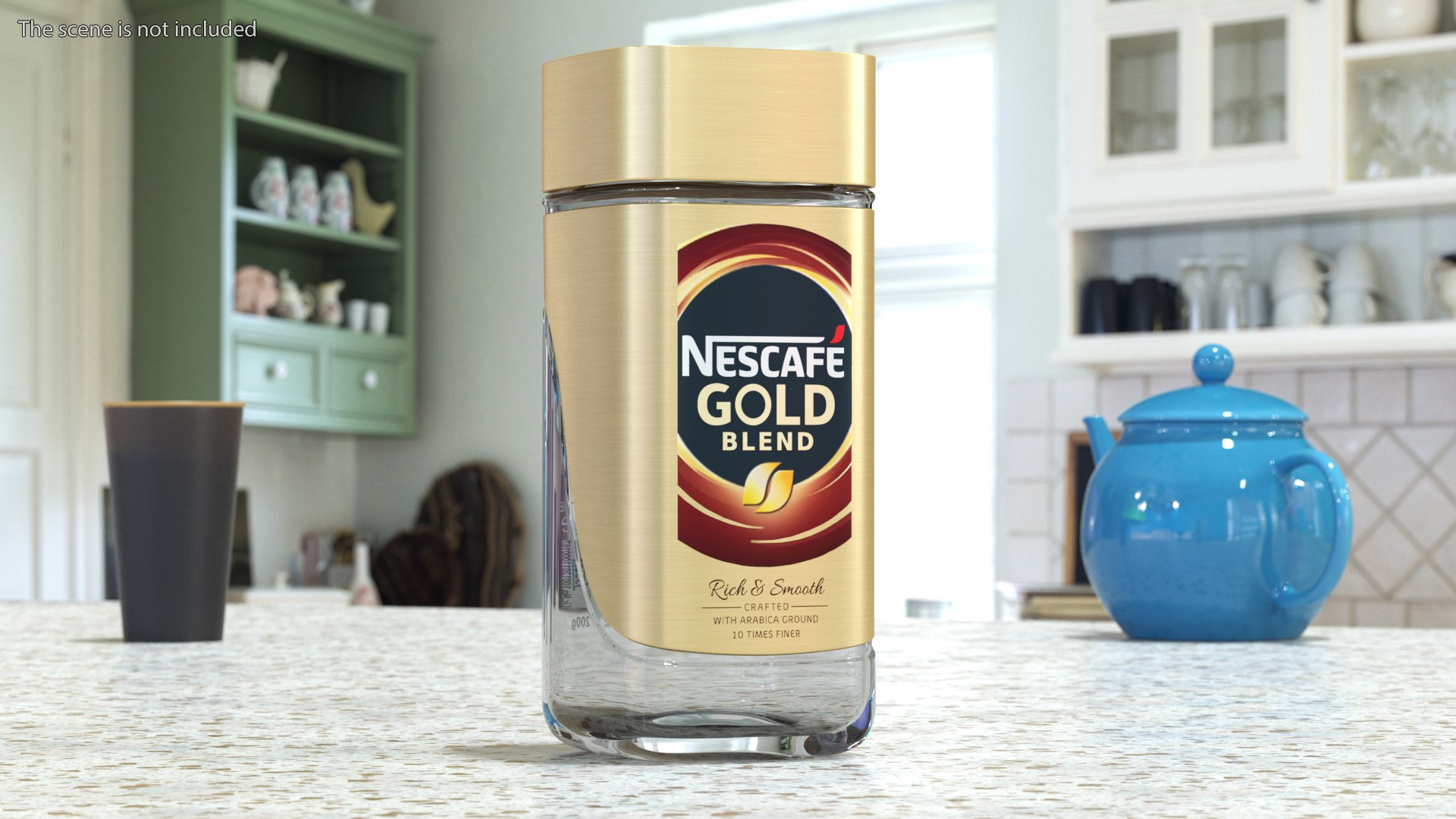 3D Empty Nescafe Gold 200g Jar Model TurboSquid 2146932